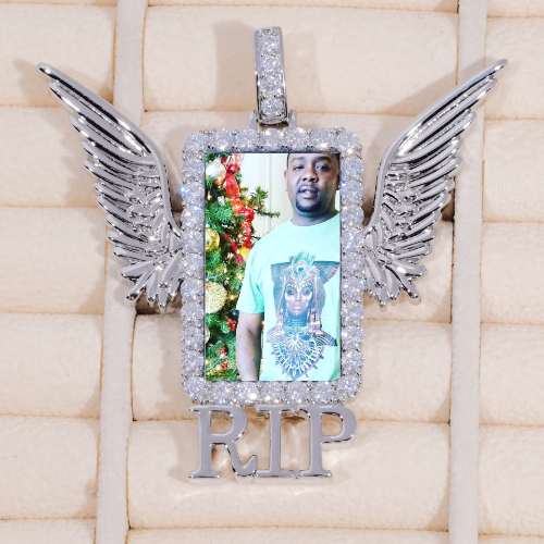 RIP WING 3D CUSTOM PICTURE PENDANT