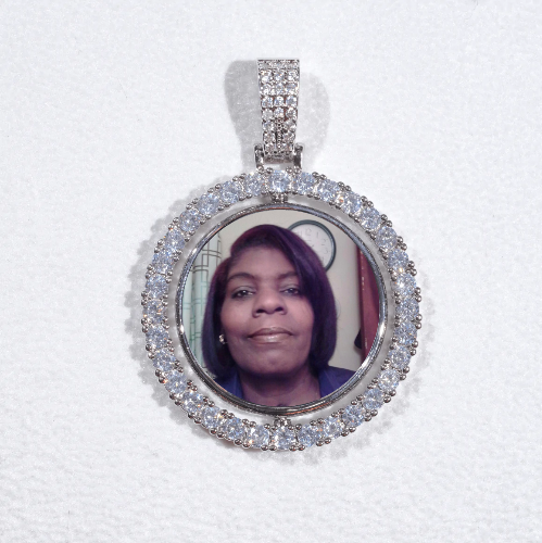 3D Spinning 2-Faced Custom Picture Pendant