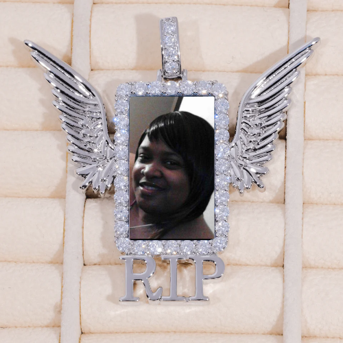 RIP WING 3D CUSTOM PICTURE PENDANT