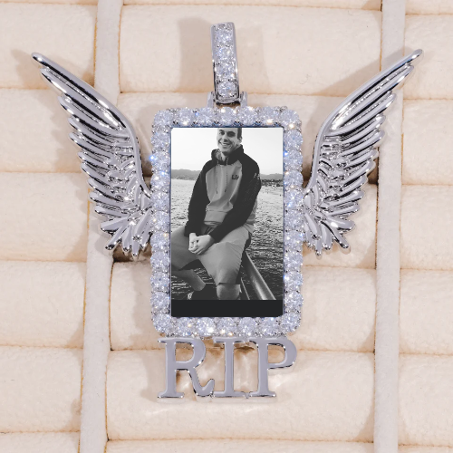RIP WING 3D CUSTOM PICTURE PENDANT