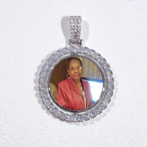 3D Spinning 2-Faced Custom Picture Pendant