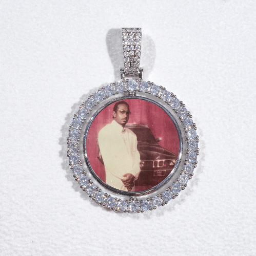 3D Spinning 2-Faced Custom Picture Pendant