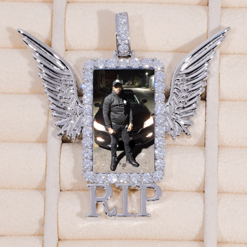 RIP WING 3D CUSTOM PICTURE PENDANT