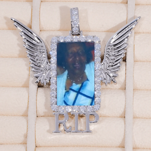 RIP WING 3D CUSTOM PICTURE PENDANT