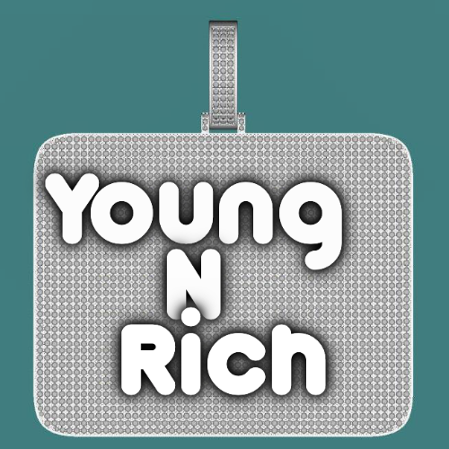 CUSTOM LETTER NECKLACE 3D BIG SQUARE