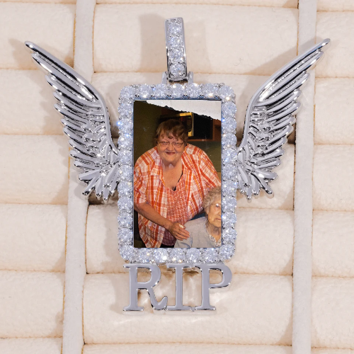 RIP WING 3D CUSTOM PICTURE PENDANT