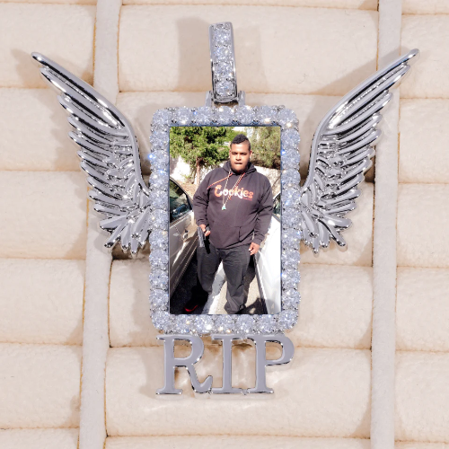 RIP WING 3D CUSTOM PICTURE PENDANT