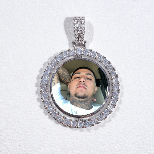 3D Spinning 2-Faced Custom Picture Pendant