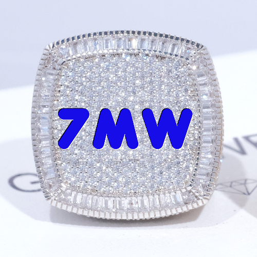 CUSTOM LETTER 3D ICED RING