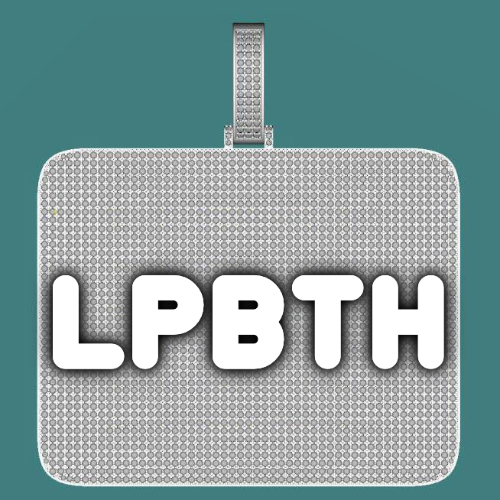 CUSTOM LETTER NECKLACE 3D BIG SQUARE