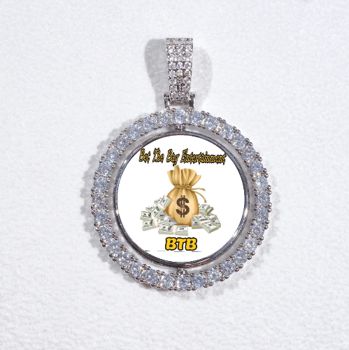 3D Spinning 2-Faced Custom Picture Pendant