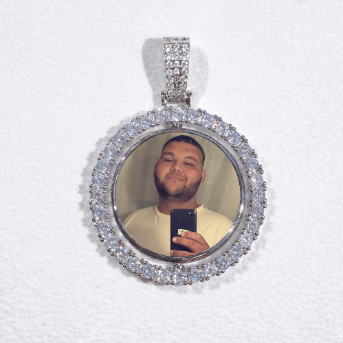 3D Spinning 2-Faced Custom Picture Pendant