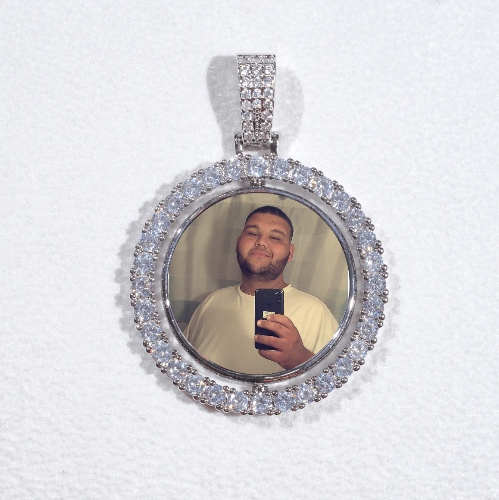 3D Spinning 2-Faced Custom Picture Pendant