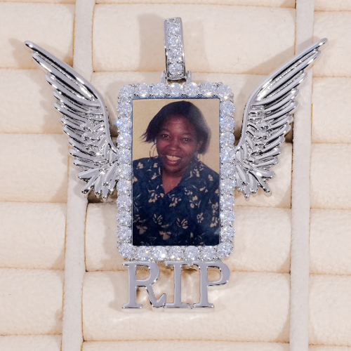 RIP WING 3D CUSTOM PICTURE PENDANT