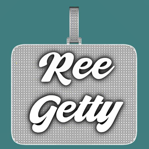 CUSTOM LETTER NECKLACE 3D BIG SQUARE