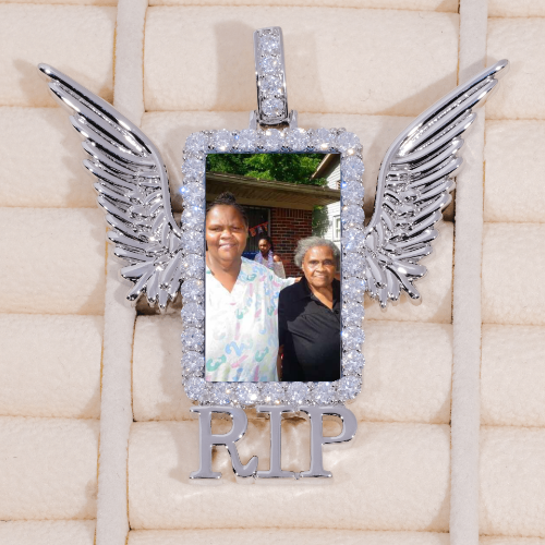 RIP WING 3D CUSTOM PICTURE PENDANT