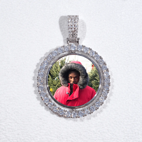 3D Spinning 2-Faced Custom Picture Pendant