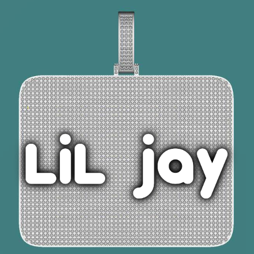 CUSTOM LETTER NECKLACE 3D BIG SQUARE