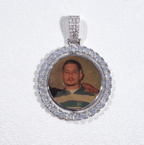 3D Spinning 2-Faced Custom Picture Pendant