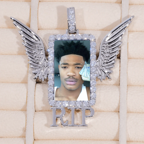 RIP WING 3D CUSTOM PICTURE PENDANT