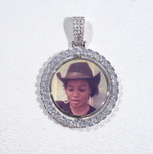 3D Spinning 2-Faced Custom Picture Pendant