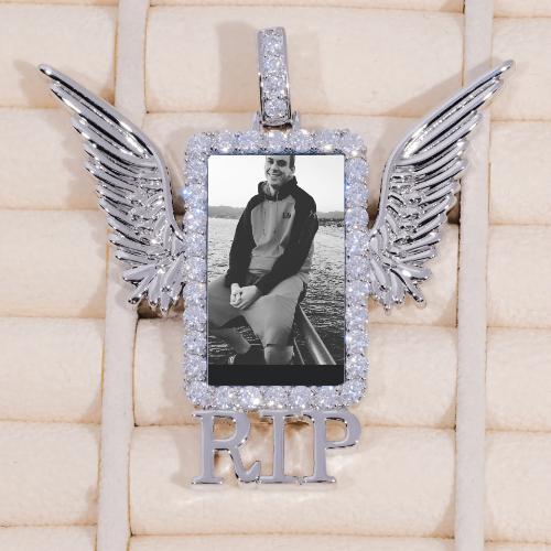 RIP WING 3D CUSTOM PICTURE PENDANT