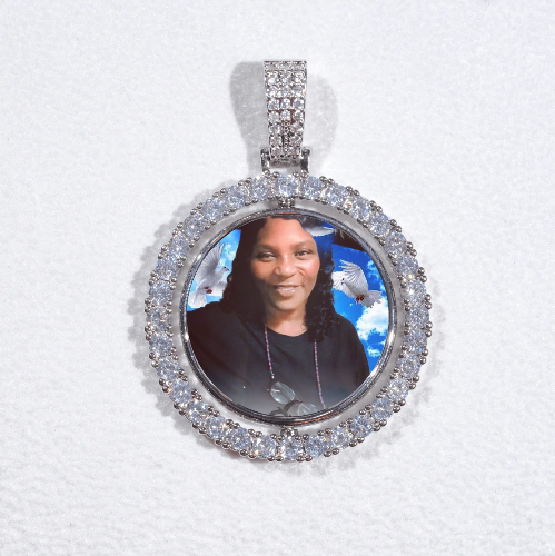 3D Spinning 2-Faced Custom Picture Pendant
