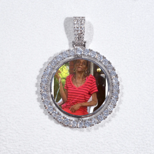 3D Spinning 2-Faced Custom Picture Pendant