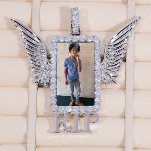 RIP WING 3D CUSTOM PICTURE PENDANT