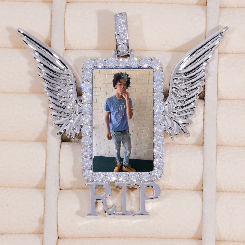RIP WING 3D CUSTOM PICTURE PENDANT