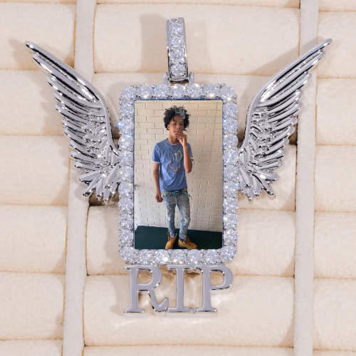 RIP WING 3D CUSTOM PICTURE PENDANT