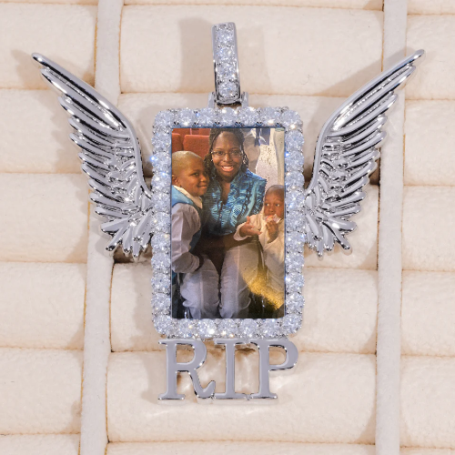 RIP WING 3D CUSTOM PICTURE PENDANT