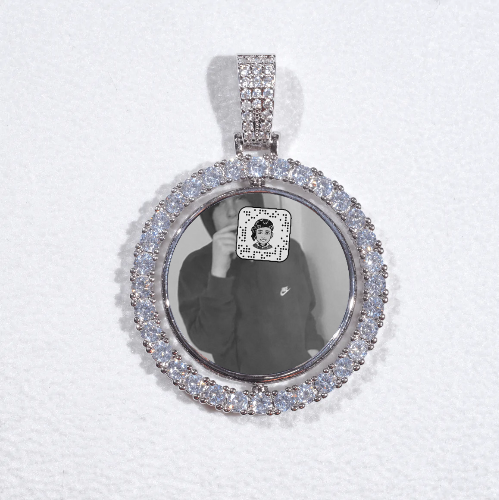 3D Spinning 2-Faced Custom Picture Pendant