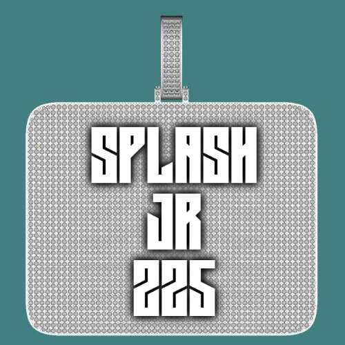 CUSTOM LETTER NECKLACE 3D BIG SQUARE
