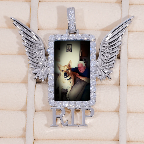 RIP WING 3D CUSTOM PICTURE PENDANT