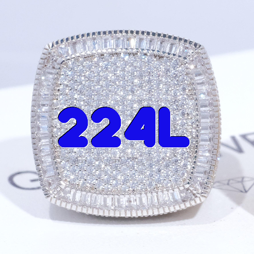 CUSTOM LETTER 3D ICED RING