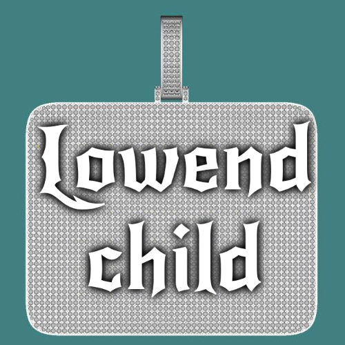 CUSTOM LETTER NECKLACE 3D BIG SQUARE