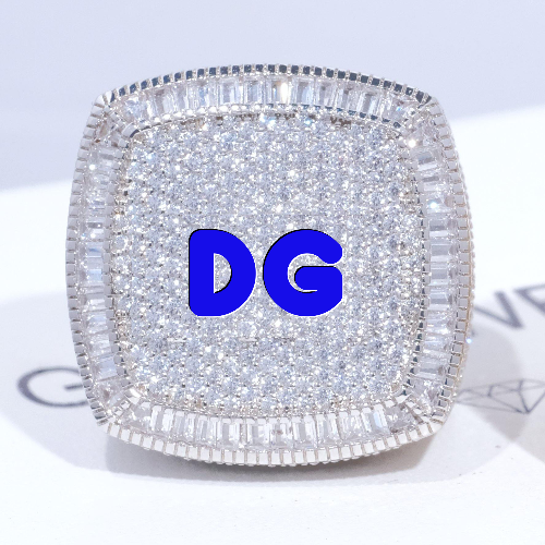 CUSTOM LETTER 3D ICED RING