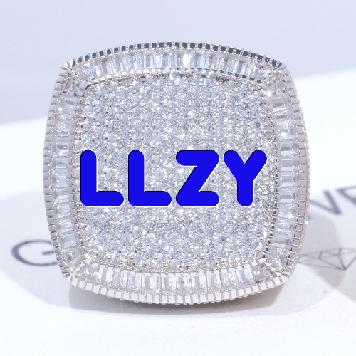 CUSTOM LETTER 3D ICED RING