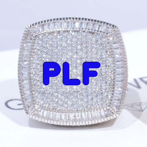 CUSTOM LETTER 3D ICED RING