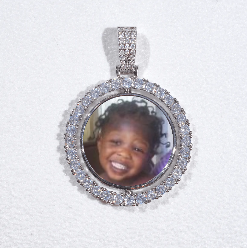 3D Spinning 2-Faced Custom Picture Pendant