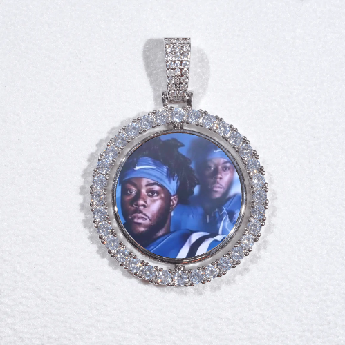 3D Spinning 2-Faced Custom Picture Pendant