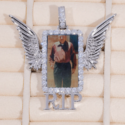 RIP WING 3D CUSTOM PICTURE PENDANT