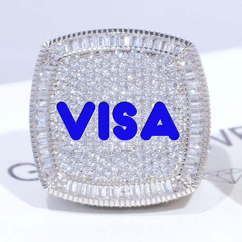 CUSTOM LETTER 3D ICED RING