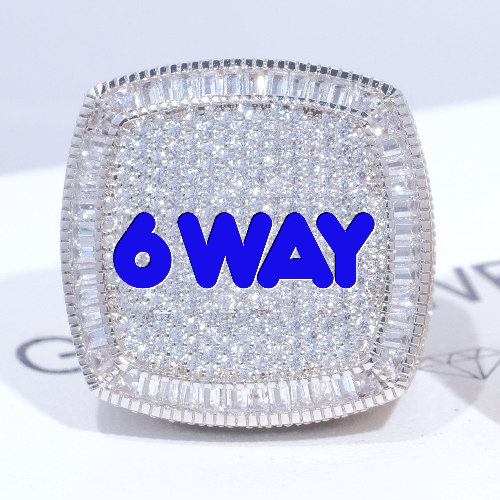 CUSTOM LETTER 3D ICED RING