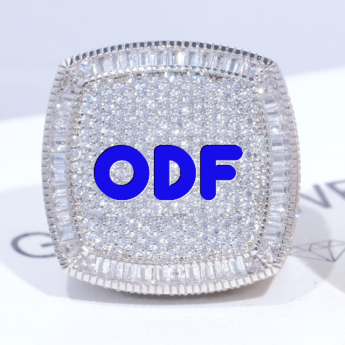 CUSTOM LETTER 3D ICED RING