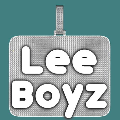 CUSTOM LETTER NECKLACE 3D BIG SQUARE