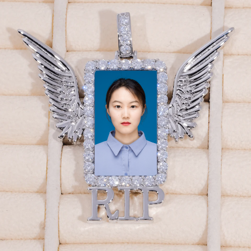 RIP WING 3D CUSTOM PICTURE PENDANT