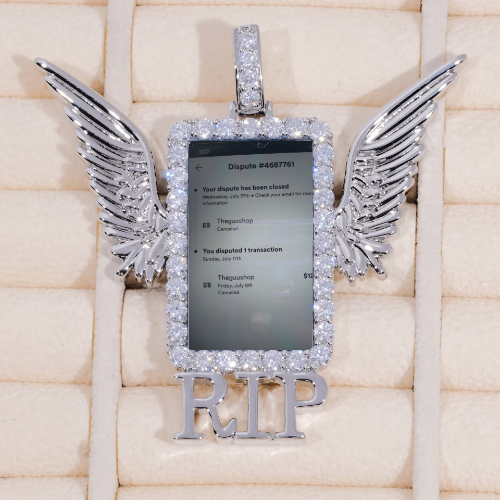 RIP WING 3D CUSTOM PICTURE PENDANT