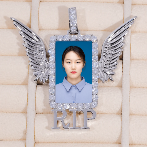 RIP WING 3D CUSTOM PICTURE PENDANT
